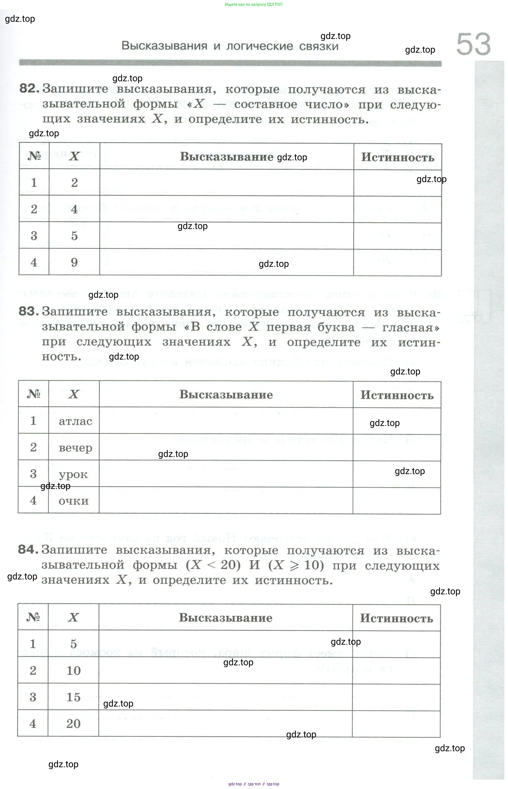 Информатика, 8 класс рабочая тетрадь, авторы: Босова Людмила Леонидовна, Босова Анна Юрьевна, издательство Просвещение, Москва, 2023, Часть 1, страница 53