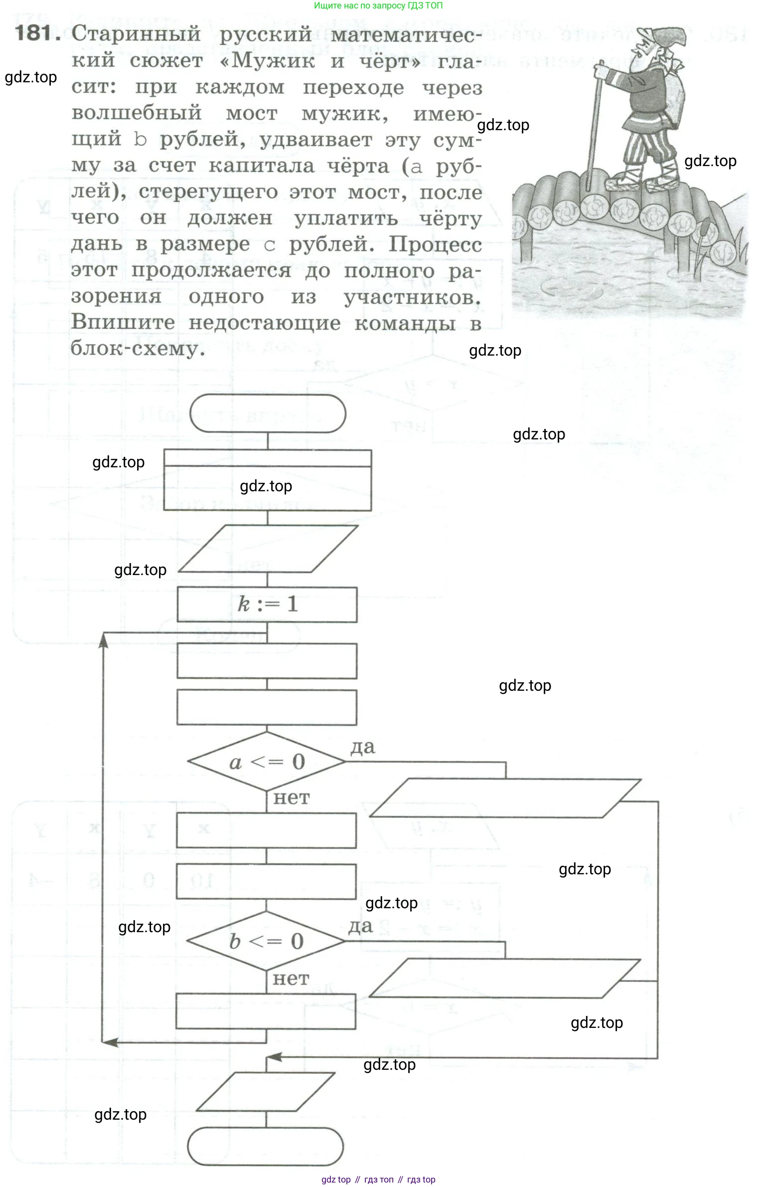 Информатика, 8 класс рабочая тетрадь, авторы: Босова Людмила Леонидовна, Босова Анна Юрьевна, издательство Просвещение, Москва, 2023, Часть 2, страница 36, номер 181, Условие