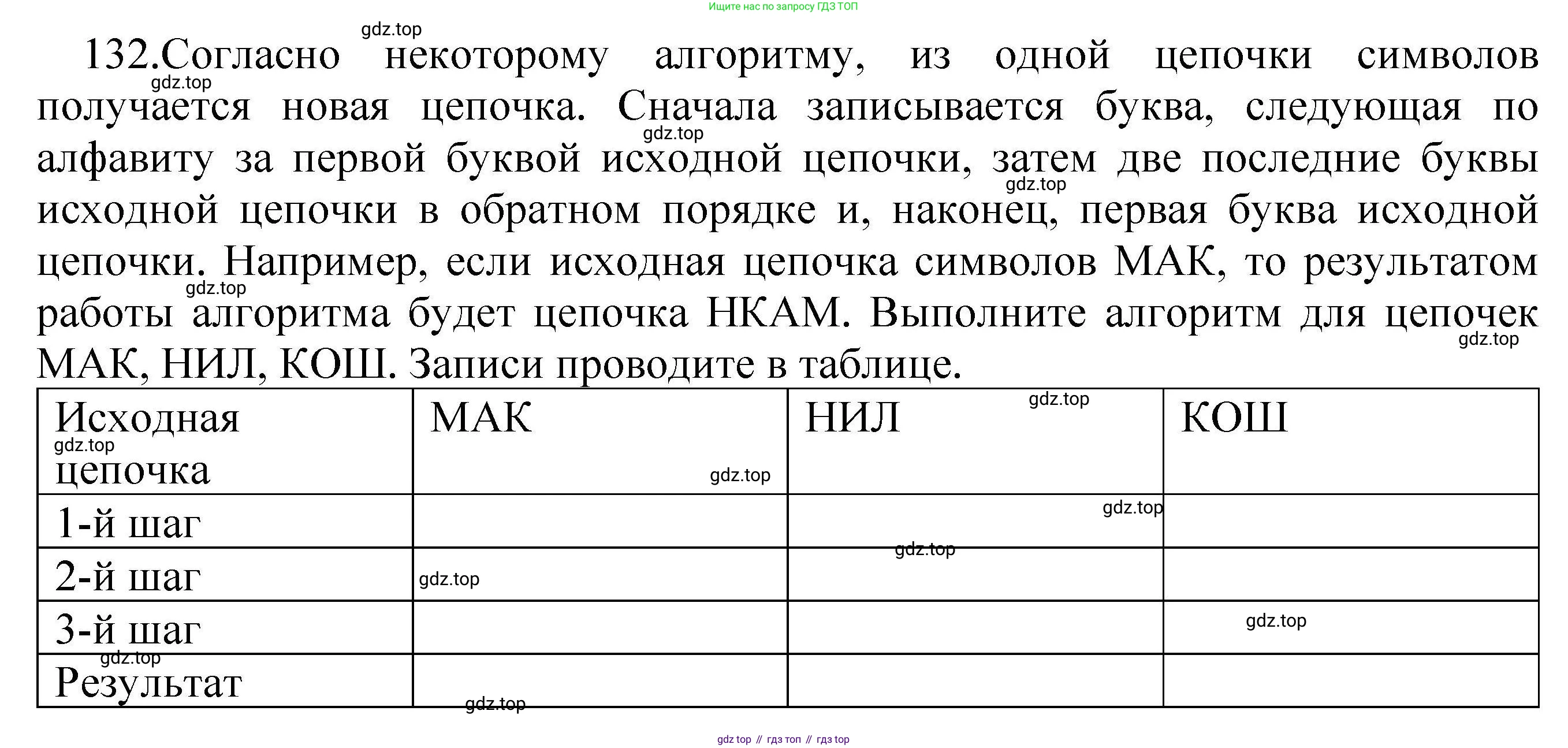 Информатика, 8 класс рабочая тетрадь, авторы: Босова Людмила Леонидовна, Босова Анна Юрьевна, издательство Просвещение, Москва, 2023, Часть 1, страница 90, номер 132, Решение