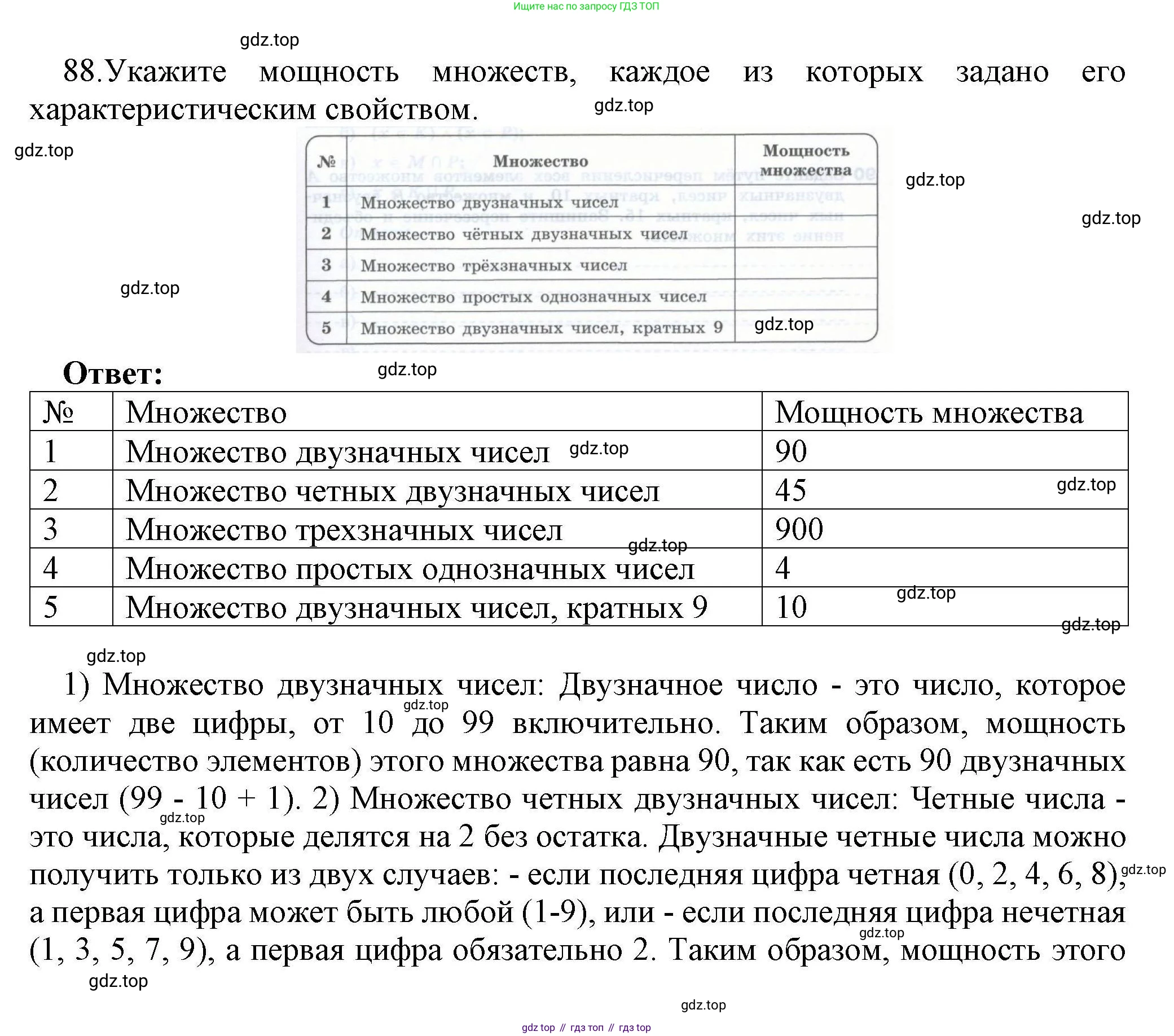 Информатика, 8 класс рабочая тетрадь, авторы: Босова Людмила Леонидовна, Босова Анна Юрьевна, издательство Просвещение, Москва, 2023, Часть 1, страница 57, номер 88, Решение
