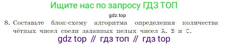 ГДЗ Информатика, 8 класс Учебник, авторы: Босова Людмила Леонидовна, Босова Анна Юрьевна, издательство Просвещение, Москва, 2023, страница 116, номер 8, Условие