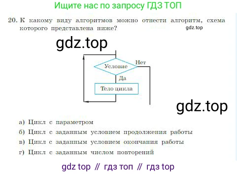 ГДЗ Информатика, 8 класс Учебник, авторы: Босова Людмила Леонидовна, Босова Анна Юрьевна, издательство Просвещение, Москва, 2023, страница 141, номер 20, Условие
