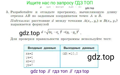 ГДЗ Информатика, 8 класс Учебник, авторы: Босова Людмила Леонидовна, Босова Анна Юрьевна, издательство Просвещение, Москва, 2023, страница 169, номер 3, Условие