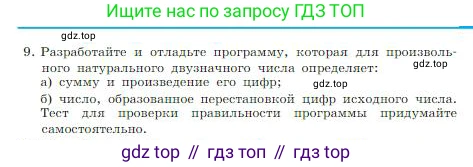ГДЗ Информатика, 8 класс Учебник, авторы: Босова Людмила Леонидовна, Босова Анна Юрьевна, издательство Просвещение, Москва, 2023, страница 171, номер 9, Условие