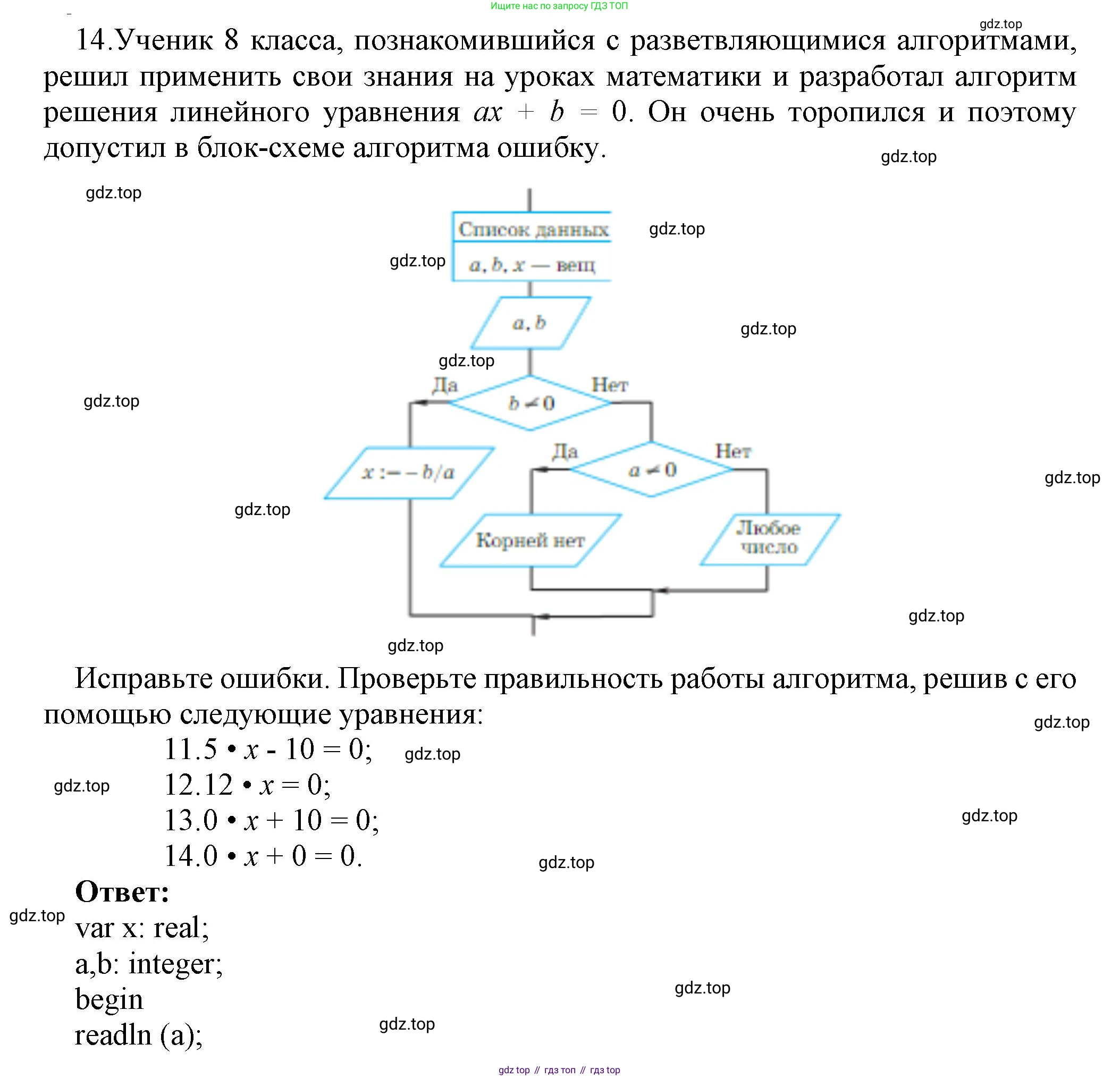ГДЗ Информатика, 8 класс Учебник, авторы: Босова Людмила Леонидовна, Босова Анна Юрьевна, издательство Просвещение, Москва, 2023, страница 117, номер 14, Решение