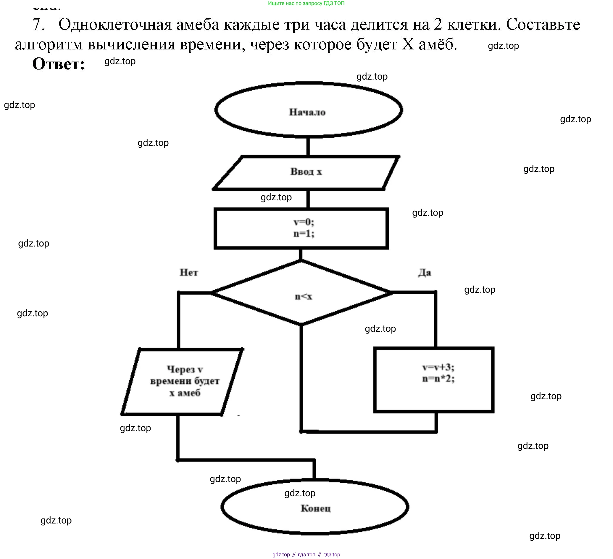 ГДЗ Информатика, 8 класс Учебник, авторы: Босова Людмила Леонидовна, Босова Анна Юрьевна, издательство Просвещение, Москва, 2023, страница 133, номер 7, Решение