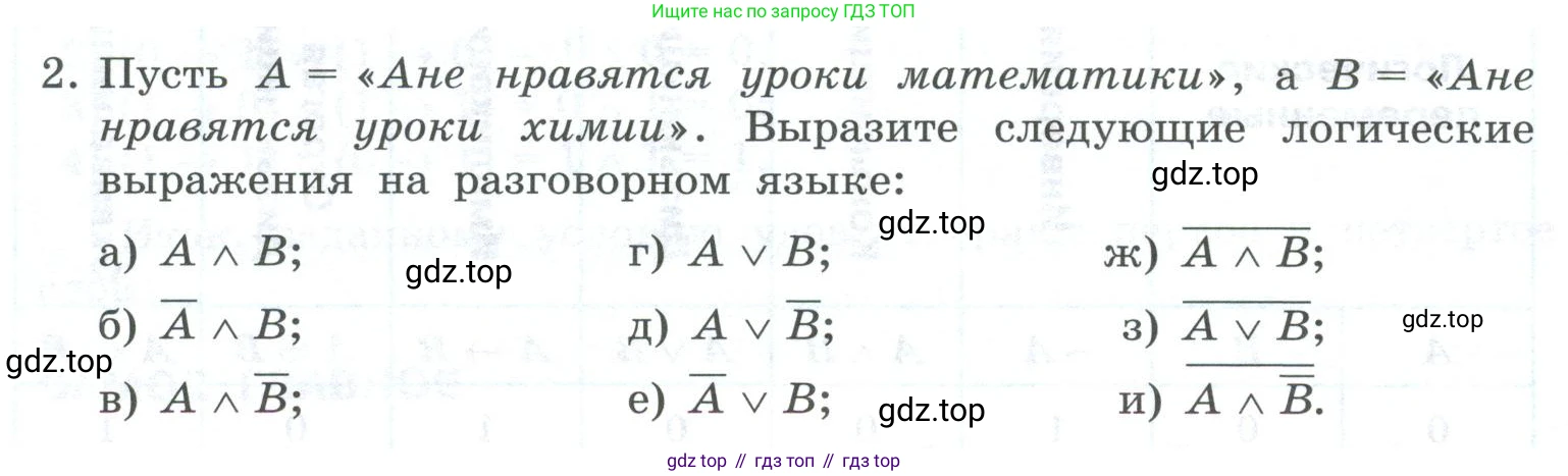 ГДЗ Информатика, 8 класс Учебник, авторы: Босова Людмила Леонидовна, Босова Анна Юрьевна, Аквилянов Никита Александрович, издательство Просвещение, Москва, 2024, страница 70, номер 2, Условие