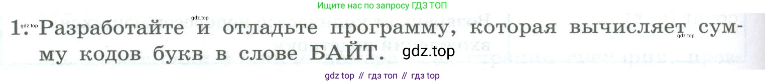 ГДЗ Информатика, 8 класс Учебник, авторы: Босова Людмила Леонидовна, Босова Анна Юрьевна, Аквилянов Никита Александрович, издательство Просвещение, Москва, 2024, страница 192, номер 1, Условие