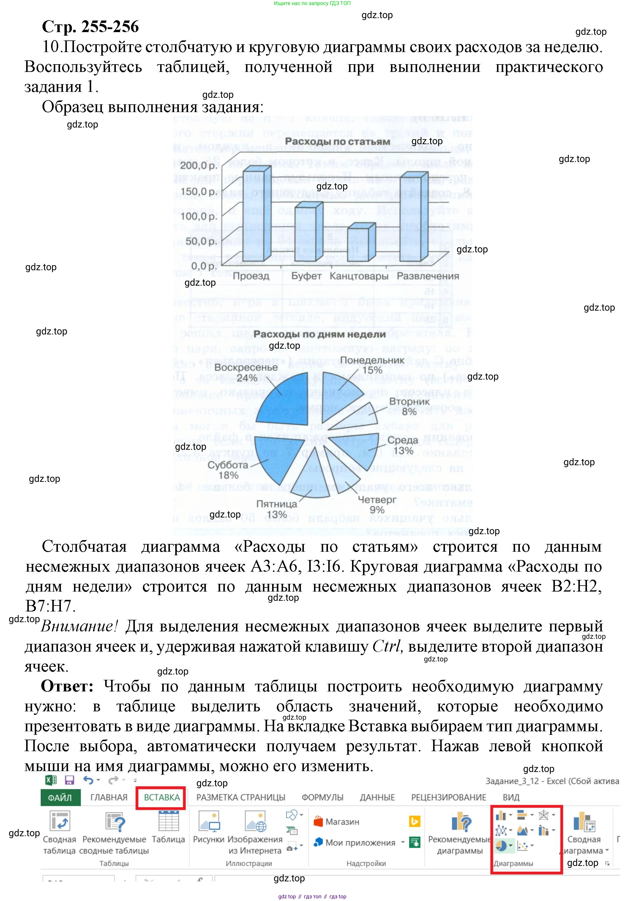 ГДЗ Информатика, 8 класс Учебник, авторы: Босова Людмила Леонидовна, Босова Анна Юрьевна, Аквилянов Никита Александрович, издательство Просвещение, Москва, 2024, страница 255, номер 10, Решение