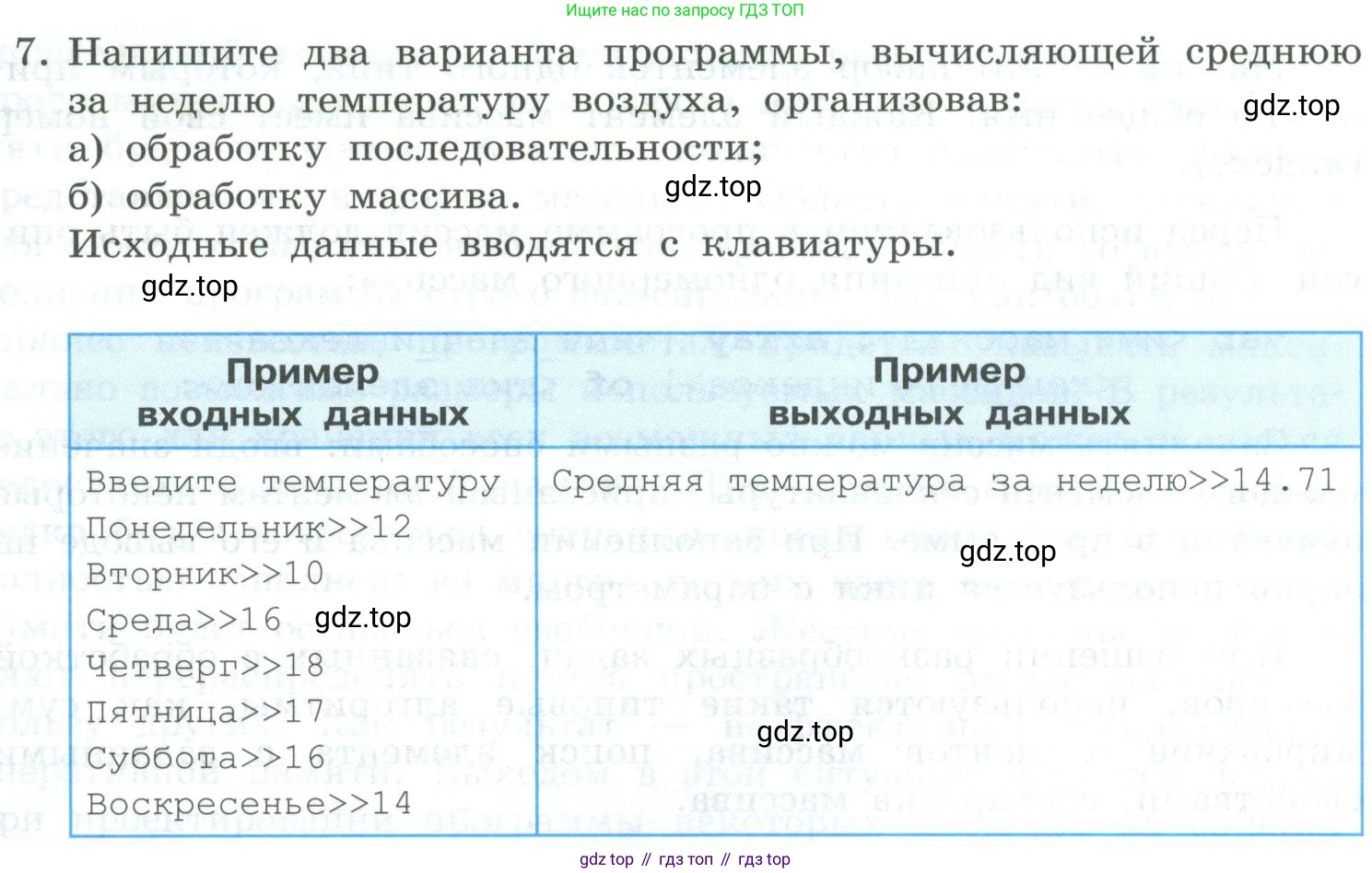 ГДЗ Информатика, 9 класс Учебник, авторы: Босова Людмила Леонидовна, Босова Анна Юрьевна, издательство Просвещение, Москва, 2023, страница 54, номер 7, Условие