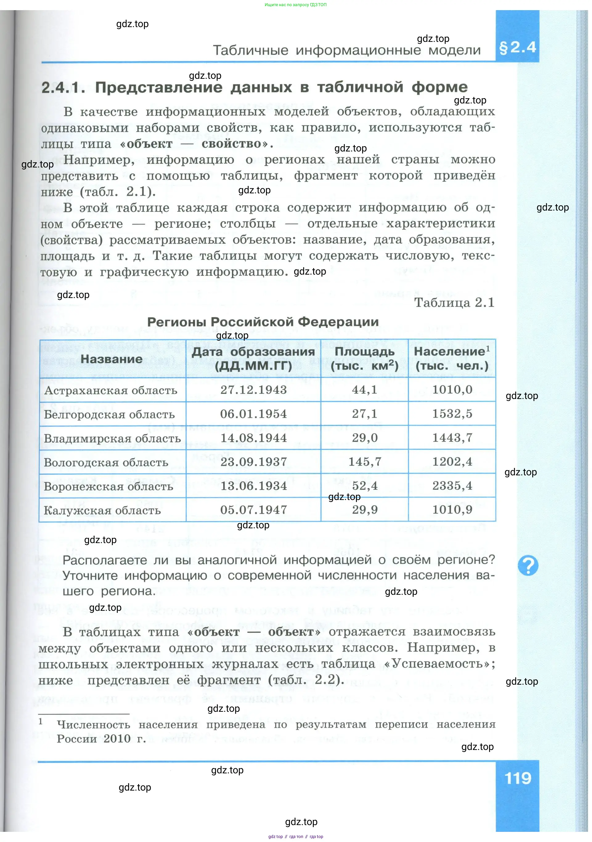 Информатика, 9 класс Учебник, авторы: Босова Людмила Леонидовна, Босова Анна Юрьевна, издательство Просвещение, Москва, 2023, страница 119