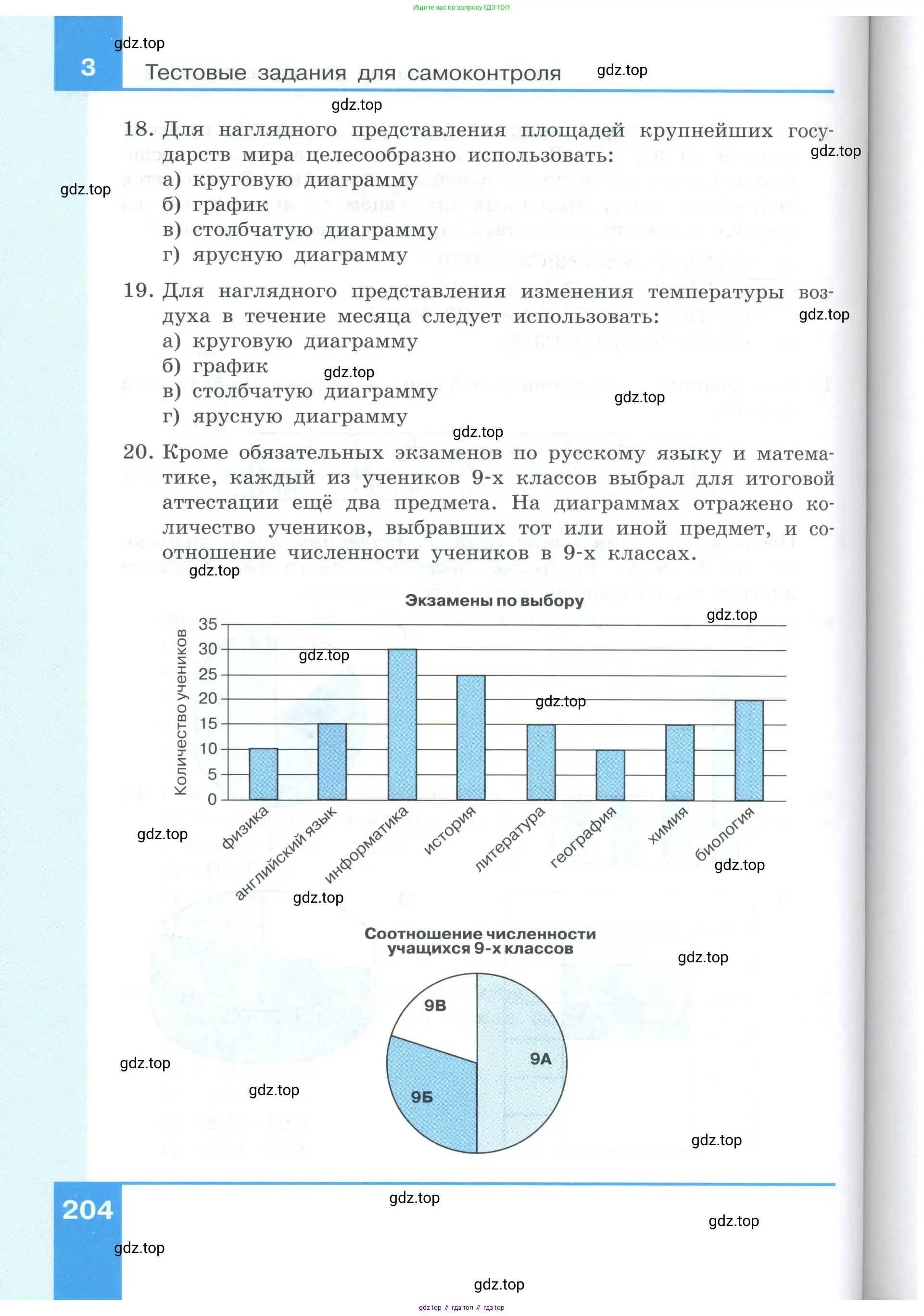 Информатика, 9 класс Учебник, авторы: Босова Людмила Леонидовна, Босова Анна Юрьевна, издательство Просвещение, Москва, 2023, страница 204