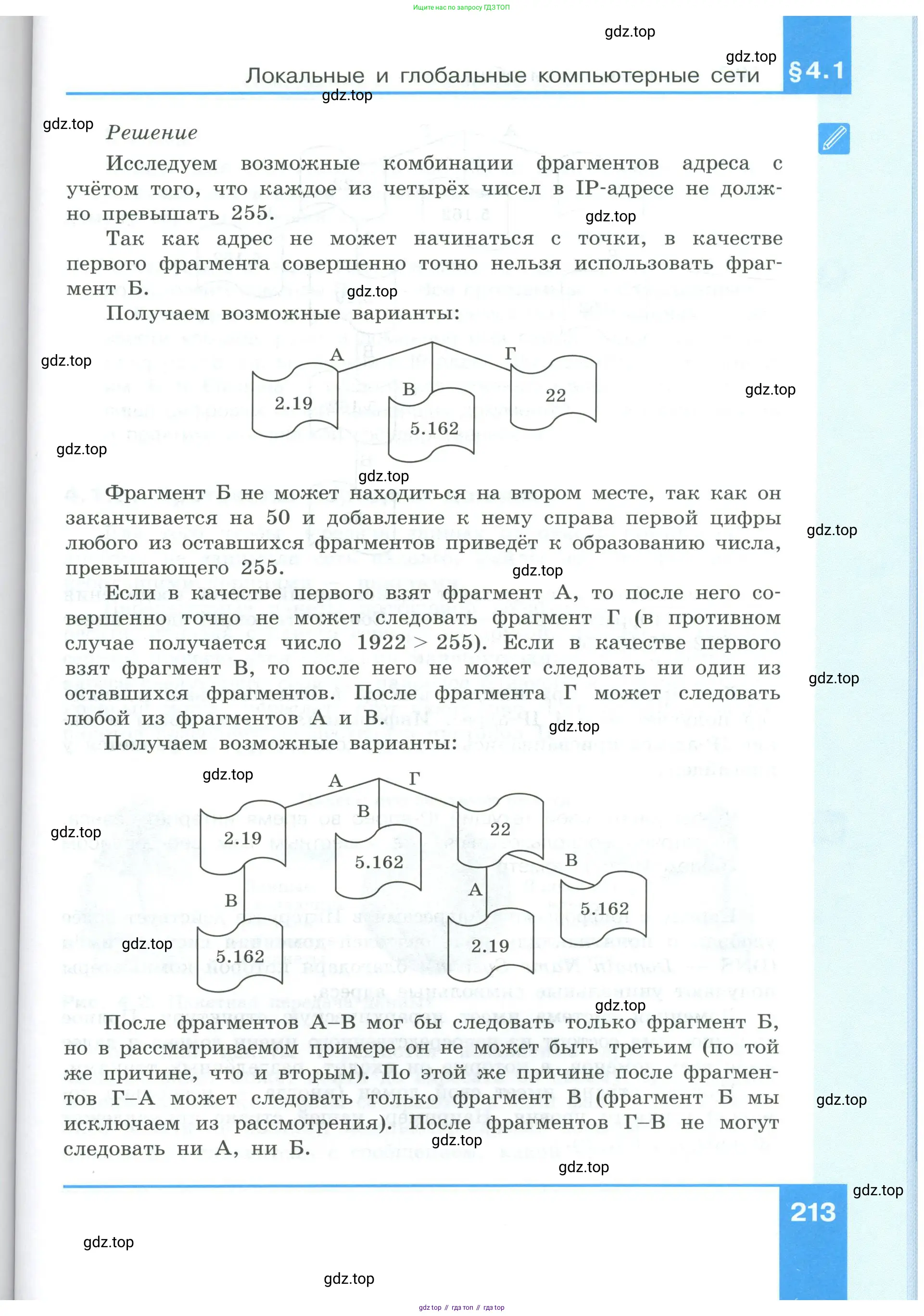 Информатика, 9 класс Учебник, авторы: Босова Людмила Леонидовна, Босова Анна Юрьевна, издательство Просвещение, Москва, 2023, страница 213
