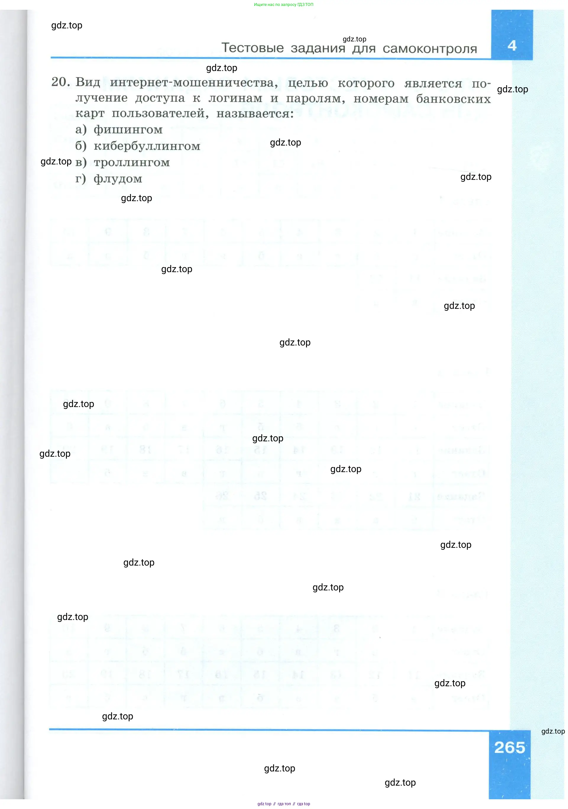 Информатика, 9 класс Учебник, авторы: Босова Людмила Леонидовна, Босова Анна Юрьевна, издательство Просвещение, Москва, 2023, страница 265