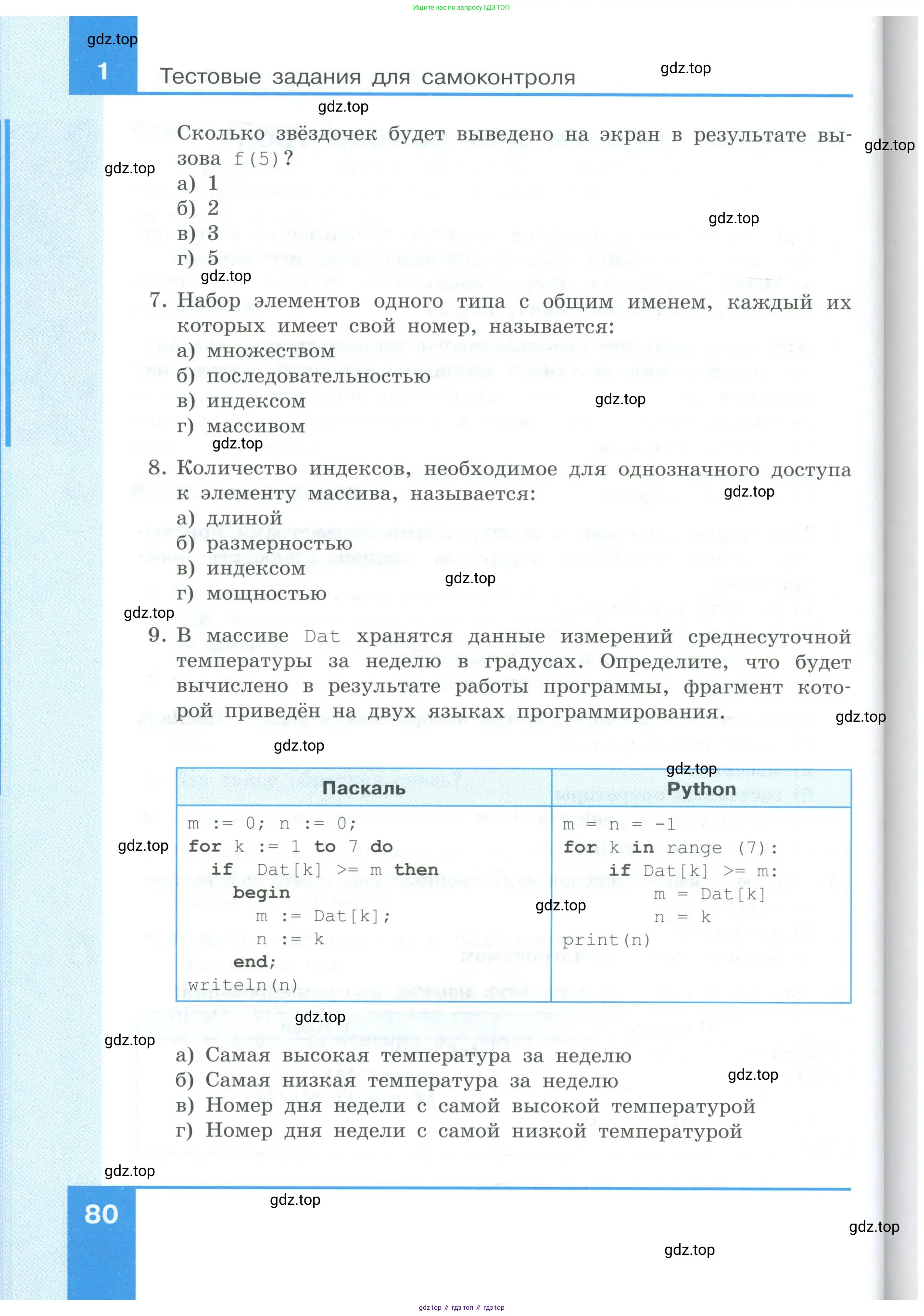 Информатика, 9 класс Учебник, авторы: Босова Людмила Леонидовна, Босова Анна Юрьевна, издательство Просвещение, Москва, 2023, страница 80