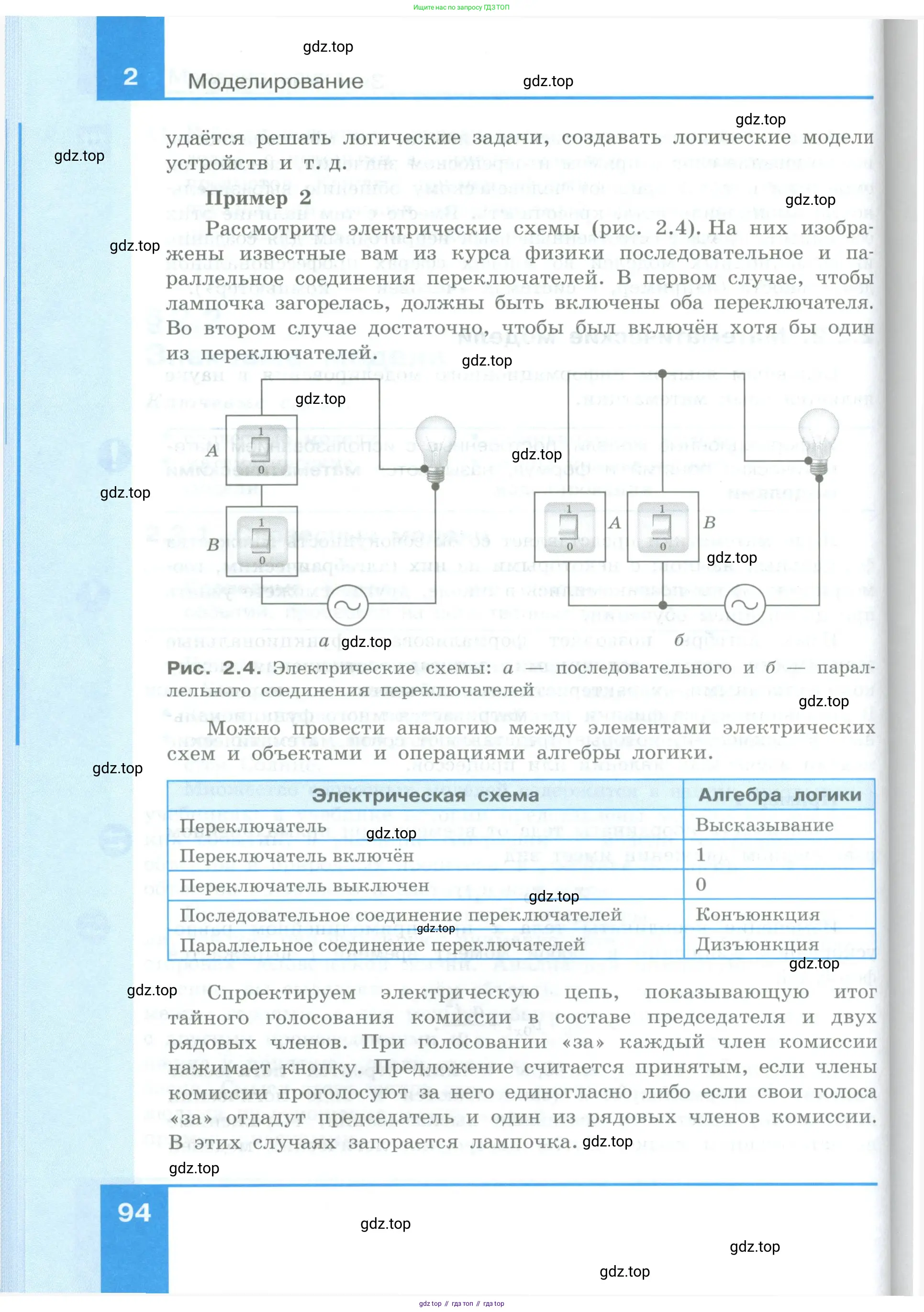 Информатика, 9 класс Учебник, авторы: Босова Людмила Леонидовна, Босова Анна Юрьевна, издательство Просвещение, Москва, 2023, страница 94