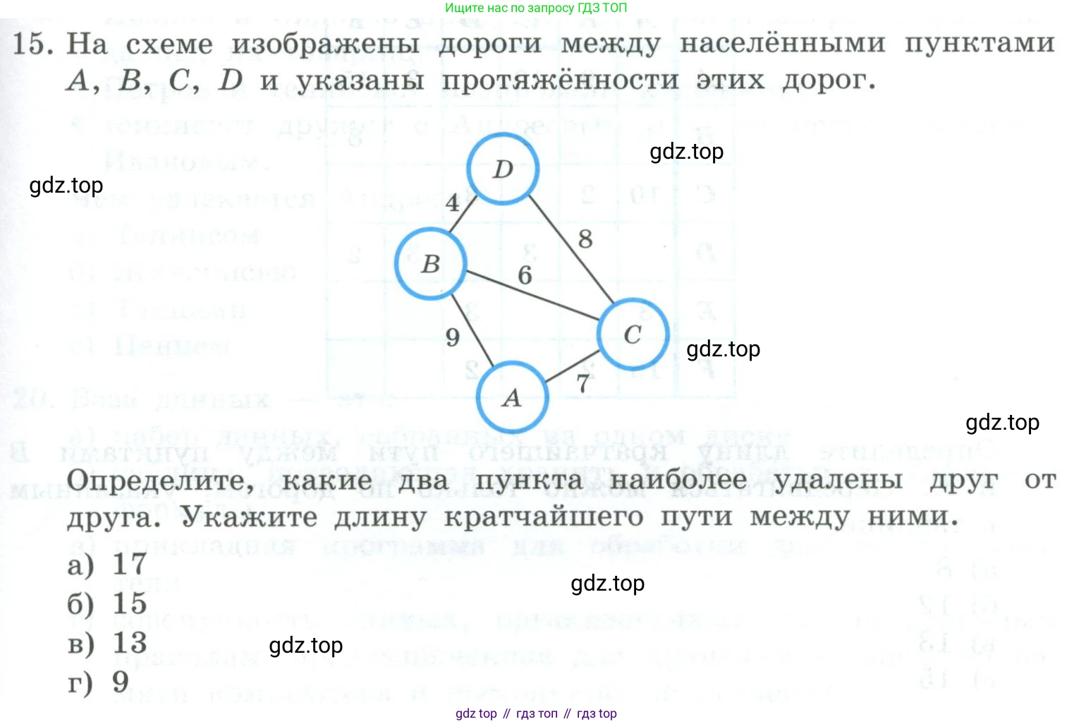 Информатика, 9 класс Учебник, авторы: Босова Людмила Леонидовна, Босова Анна Юрьевна, издательство Просвещение, Москва, 2023, страница 147, номер 15, Условие