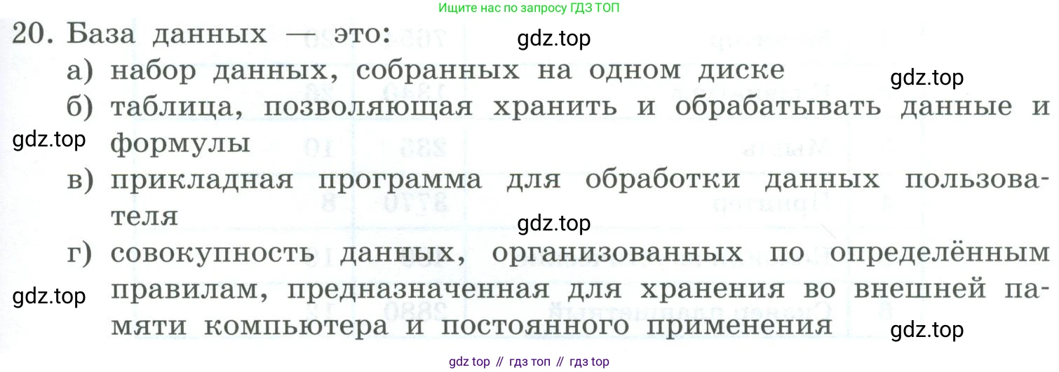 Информатика, 9 класс Учебник, авторы: Босова Людмила Леонидовна, Босова Анна Юрьевна, издательство Просвещение, Москва, 2023, страница 149, номер 20, Условие