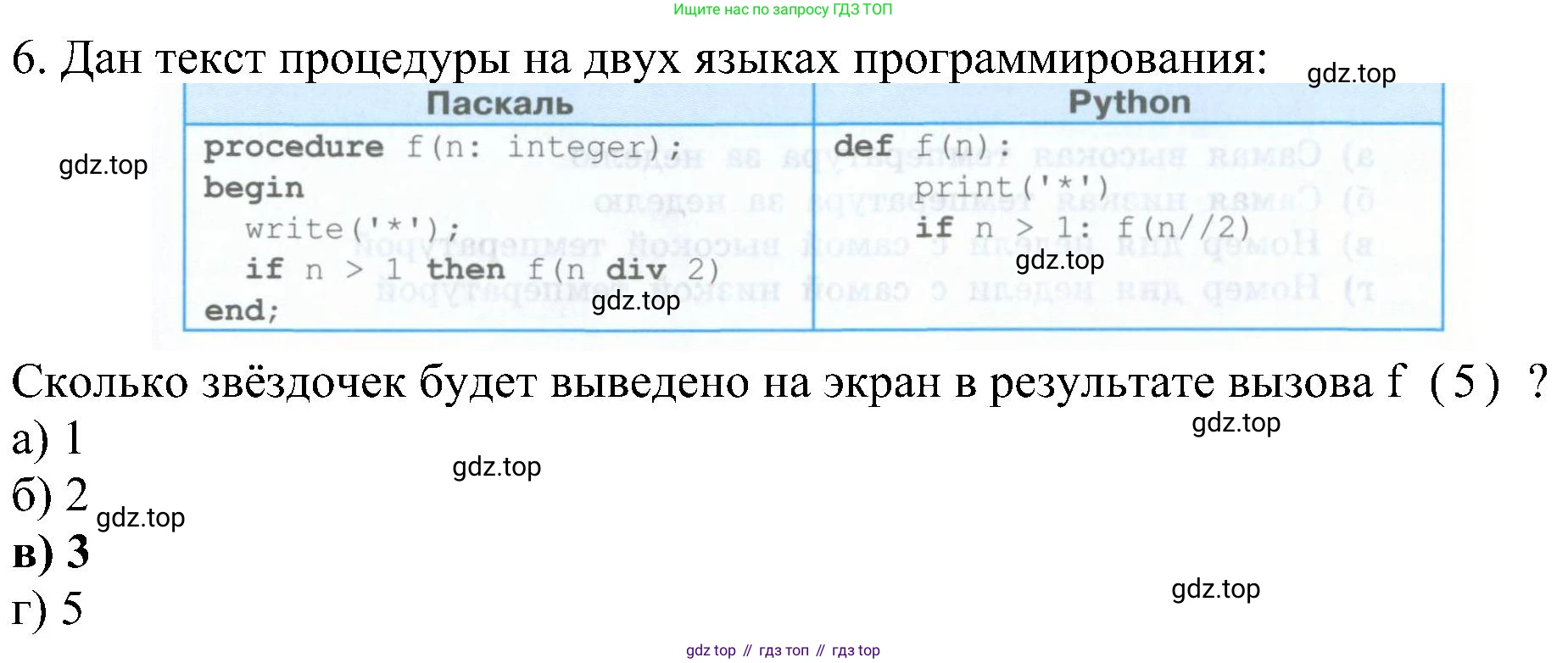 Информатика, 9 класс Учебник, авторы: Босова Людмила Леонидовна, Босова Анна Юрьевна, издательство Просвещение, Москва, 2023, страница 79, номер 6, Решение