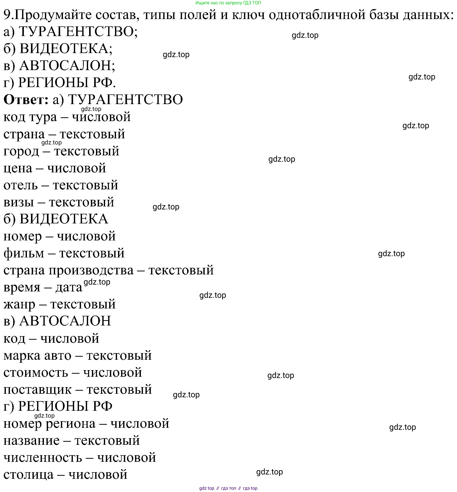 Информатика, 9 класс Учебник, авторы: Босова Людмила Леонидовна, Босова Анна Юрьевна, издательство Просвещение, Москва, 2023, страница 141, номер 9, Решение