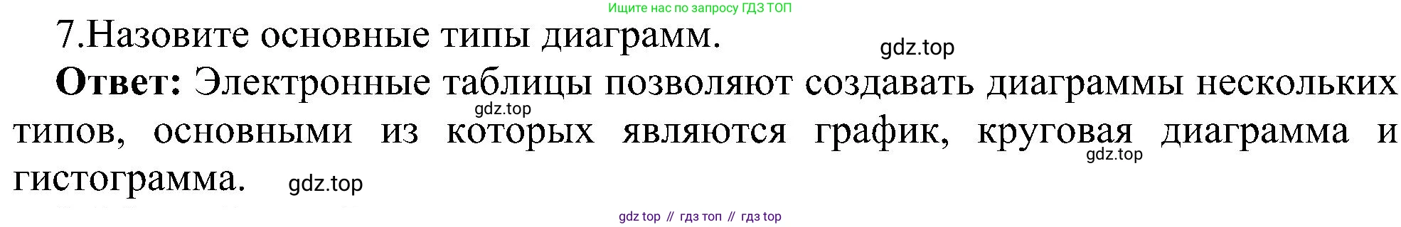 Информатика, 9 класс Учебник, авторы: Босова Людмила Леонидовна, Босова Анна Юрьевна, издательство Просвещение, Москва, 2023, страница 191, номер 7, Решение