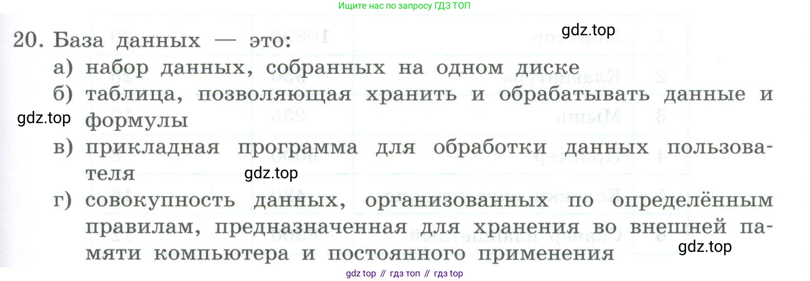 ГДЗ Информатика, 9 класс Учебник, авторы: Босова Людмила Леонидовна, Босова Анна Юрьевна, Аквилянов Никита Александрович, издательство Просвещение, Москва, 2024, страница 141, номер 20, Условие