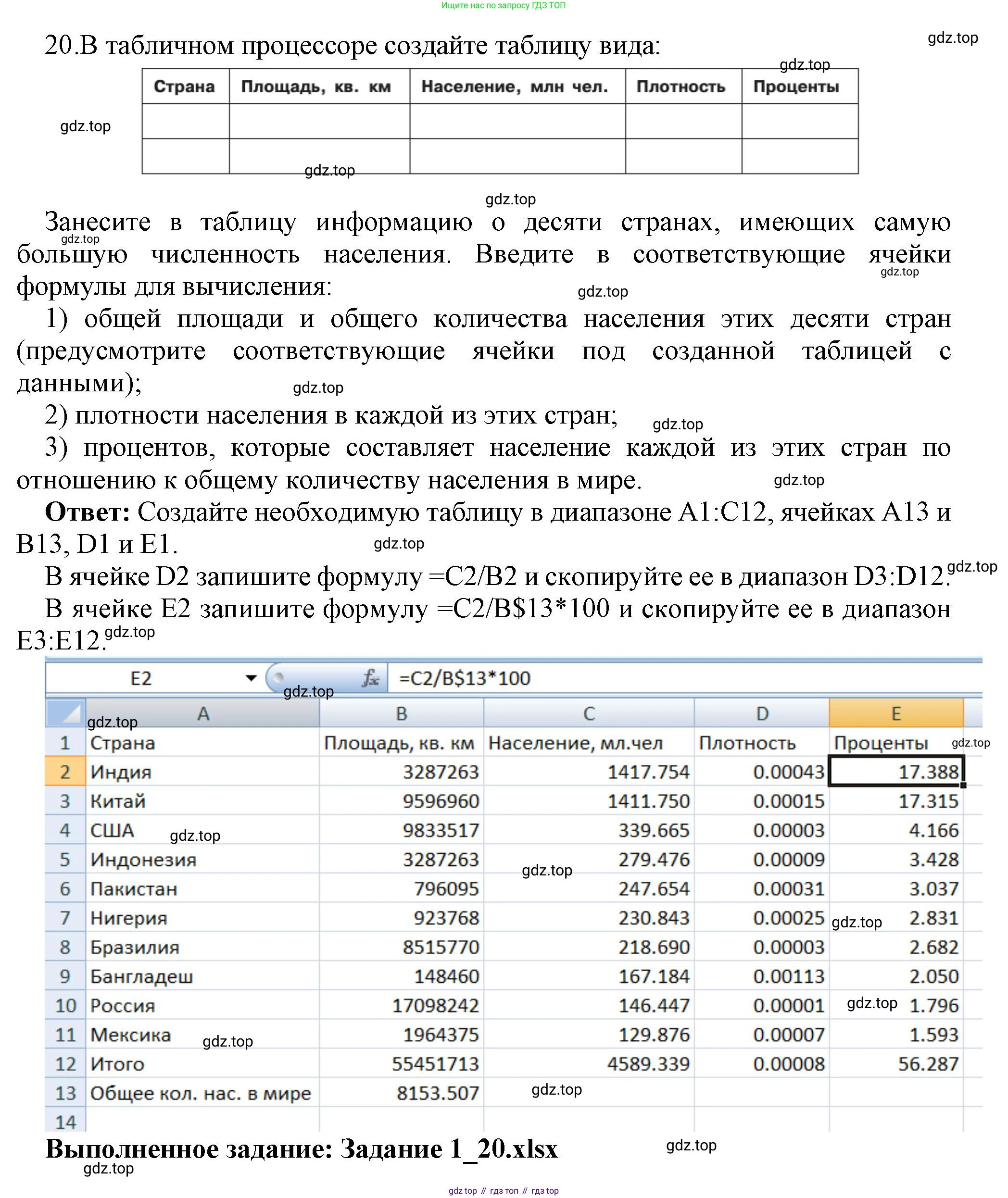 ГДЗ Информатика, 9 класс Учебник, авторы: Босова Людмила Леонидовна, Босова Анна Юрьевна, Аквилянов Никита Александрович, издательство Просвещение, Москва, 2024, страница 159, номер 20, Решение