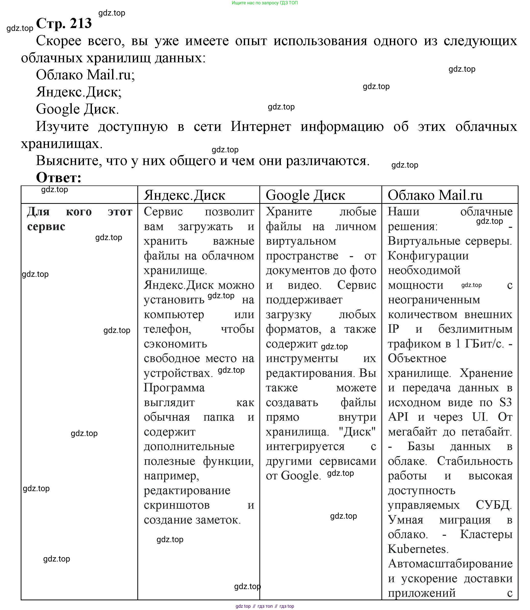 ГДЗ Информатика, 9 класс Учебник, авторы: Босова Людмила Леонидовна, Босова Анна Юрьевна, Аквилянов Никита Александрович, издательство Просвещение, Москва, 2024, страница 213, Решение