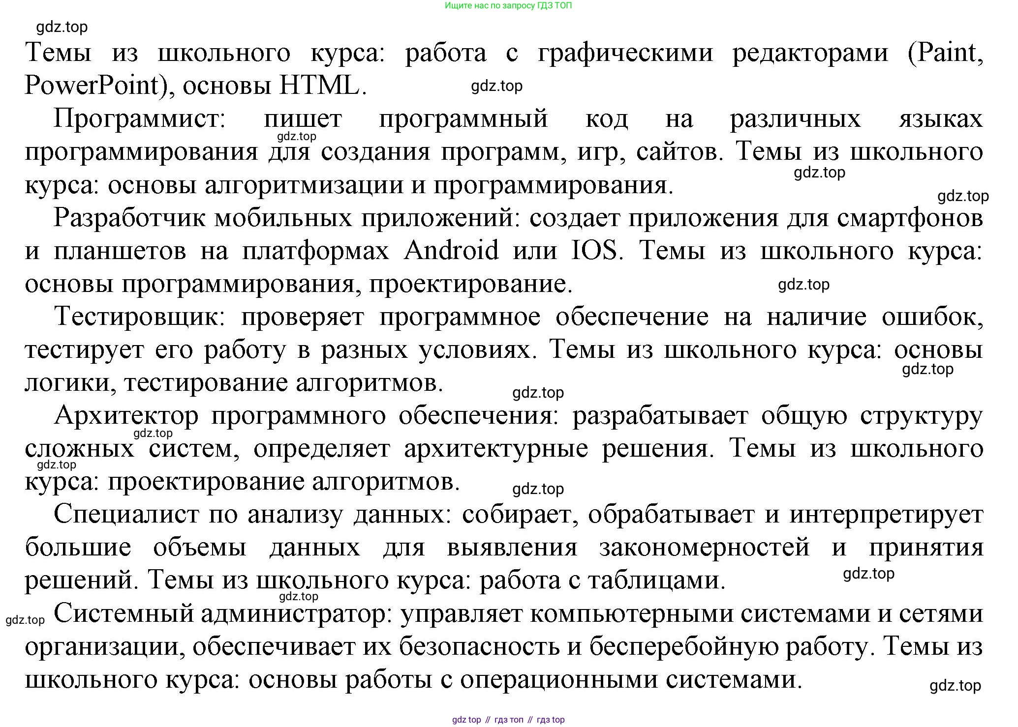 ГДЗ Информатика, 9 класс Учебник, авторы: Босова Людмила Леонидовна, Босова Анна Юрьевна, Аквилянов Никита Александрович, издательство Просвещение, Москва, 2024, страница 245, Решение (продолжение 2)