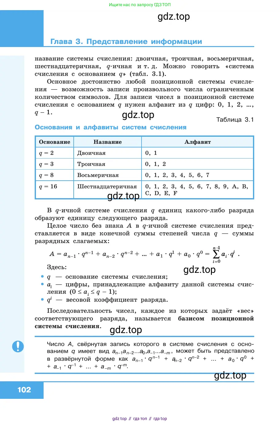 Информатика, 10 класс Учебник, авторы: Босова Людмила Леонидовна, Босова Анна Юрьевна, издательство Просвещение, Москва, 2021, страница 102