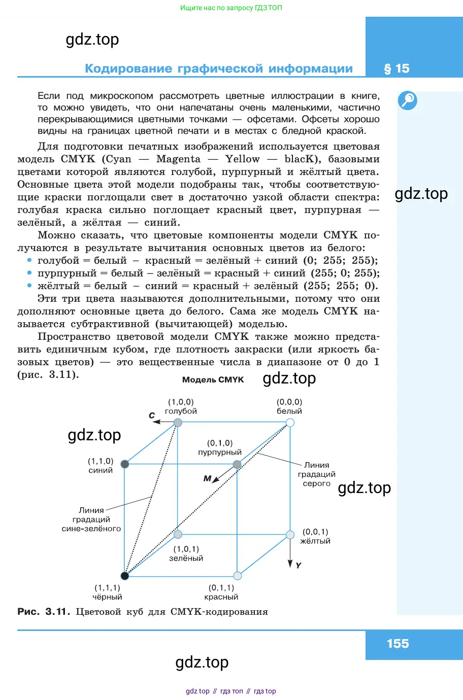 Информатика, 10 класс Учебник, авторы: Босова Людмила Леонидовна, Босова Анна Юрьевна, издательство Просвещение, Москва, 2021, страница 155
