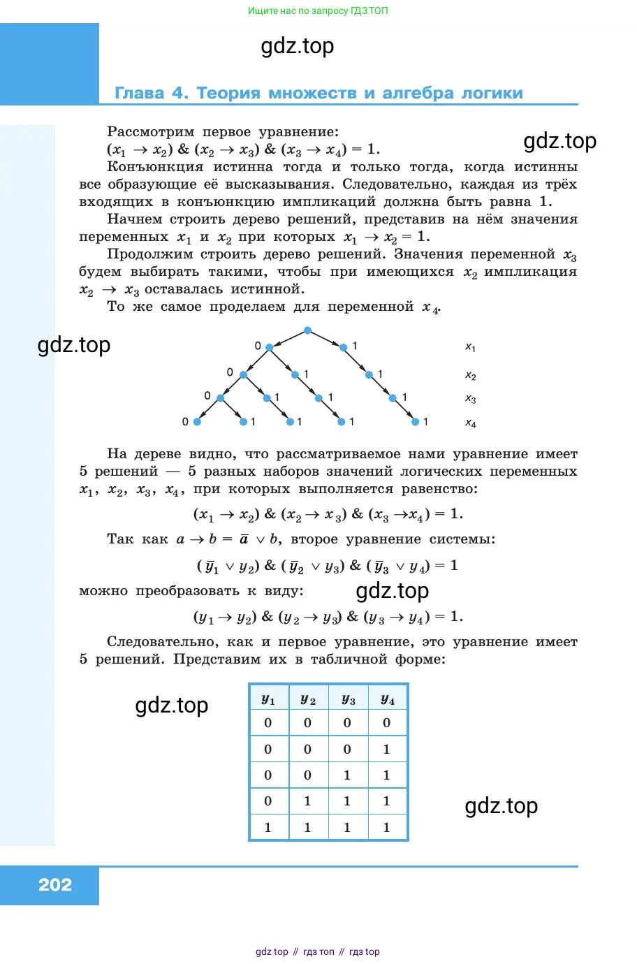 Информатика, 10 класс Учебник, авторы: Босова Людмила Леонидовна, Босова Анна Юрьевна, издательство Просвещение, Москва, 2021, страница 202