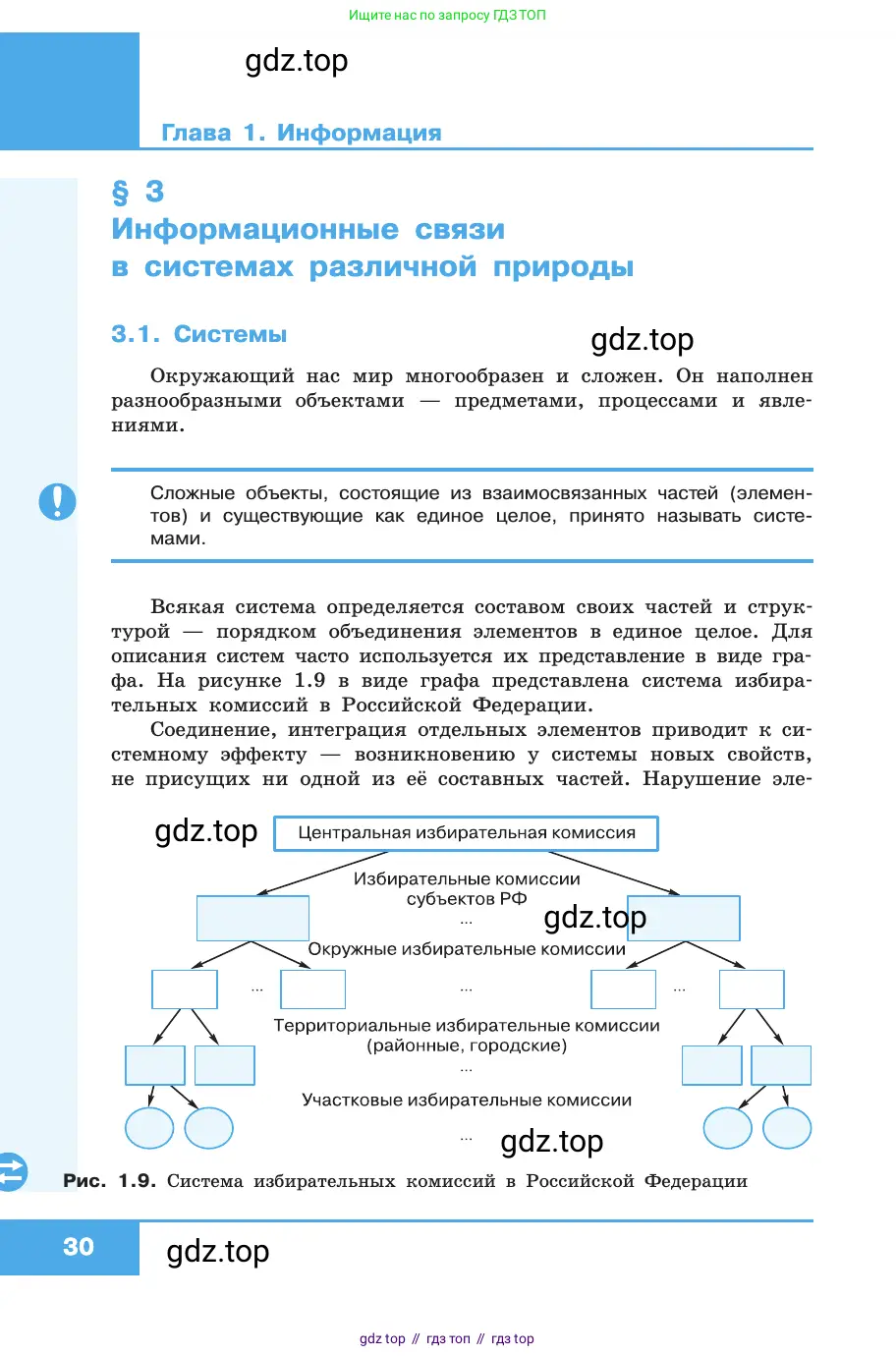Информатика, 10 класс Учебник, авторы: Босова Людмила Леонидовна, Босова Анна Юрьевна, издательство Просвещение, Москва, 2021, страница 30
