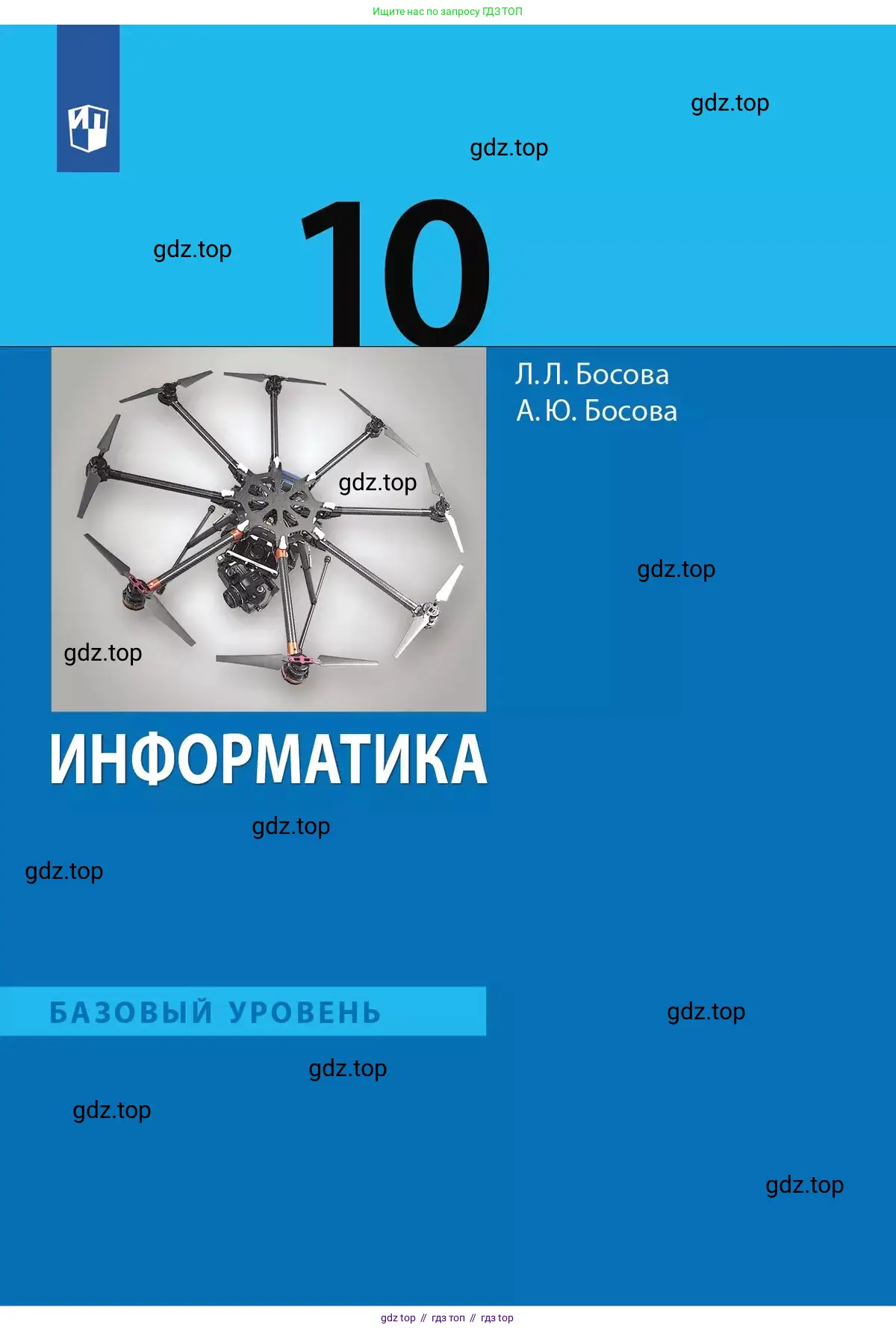 Информатика, 10 класс Учебник, авторы: Босова Людмила Леонидовна, Босова Анна Юрьевна, издательство Просвещение, Москва, 2021,