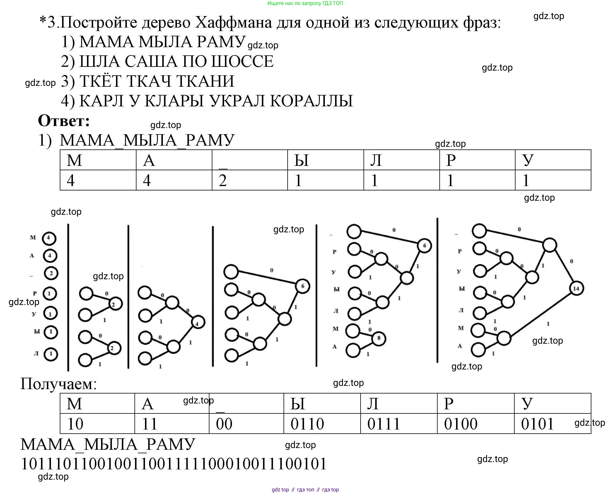 Информатика, 10 класс Учебник, авторы: Босова Людмила Леонидовна, Босова Анна Юрьевна, издательство Просвещение, Москва, 2021, страница 89, номер 3, Решение