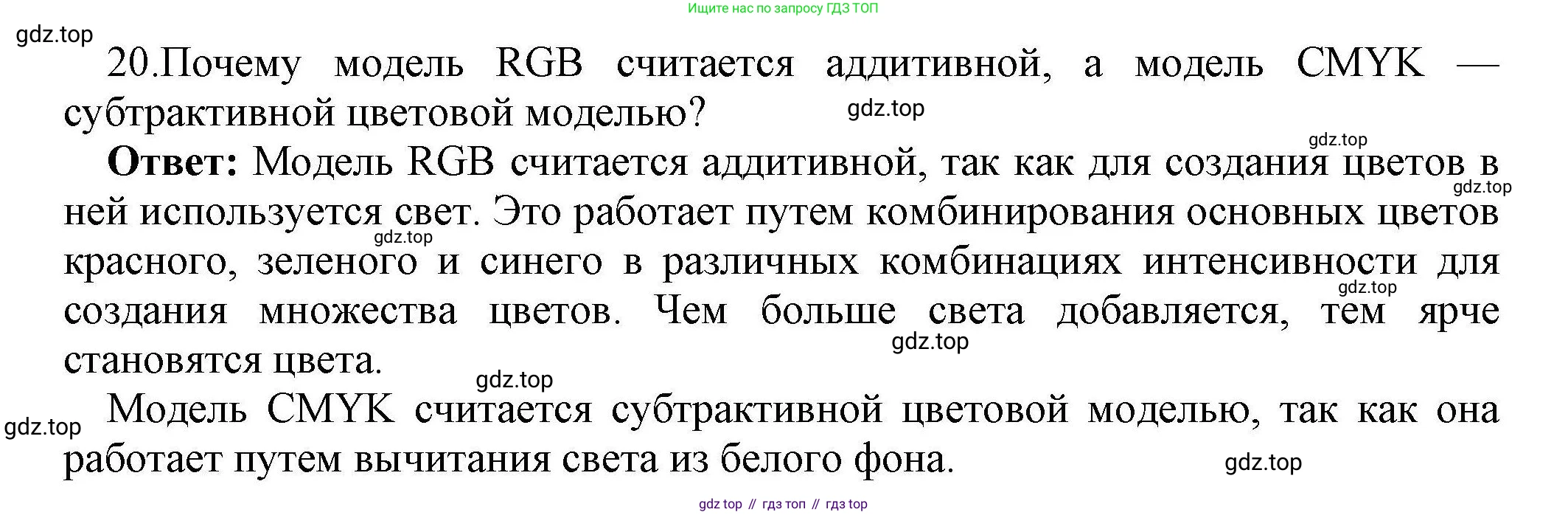 Информатика, 10 класс Учебник, авторы: Босова Людмила Леонидовна, Босова Анна Юрьевна, издательство Просвещение, Москва, 2021, страница 159, номер 20, Решение