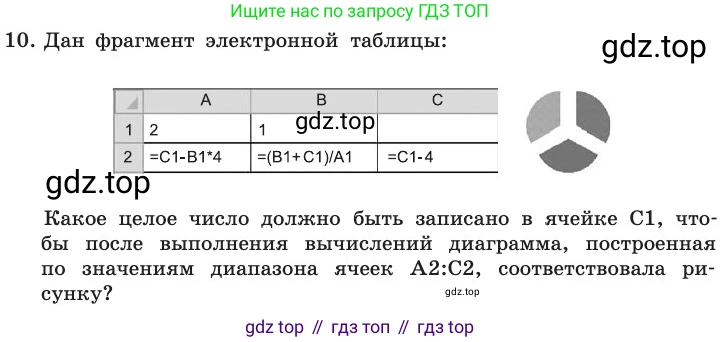 ГДЗ Информатика, 11 класс Учебник, авторы: Босова Людмила Леонидовна, Босова Анна Юрьевна, издательство Просвещение, Москва, 2020, страница 61, номер 10, Условие