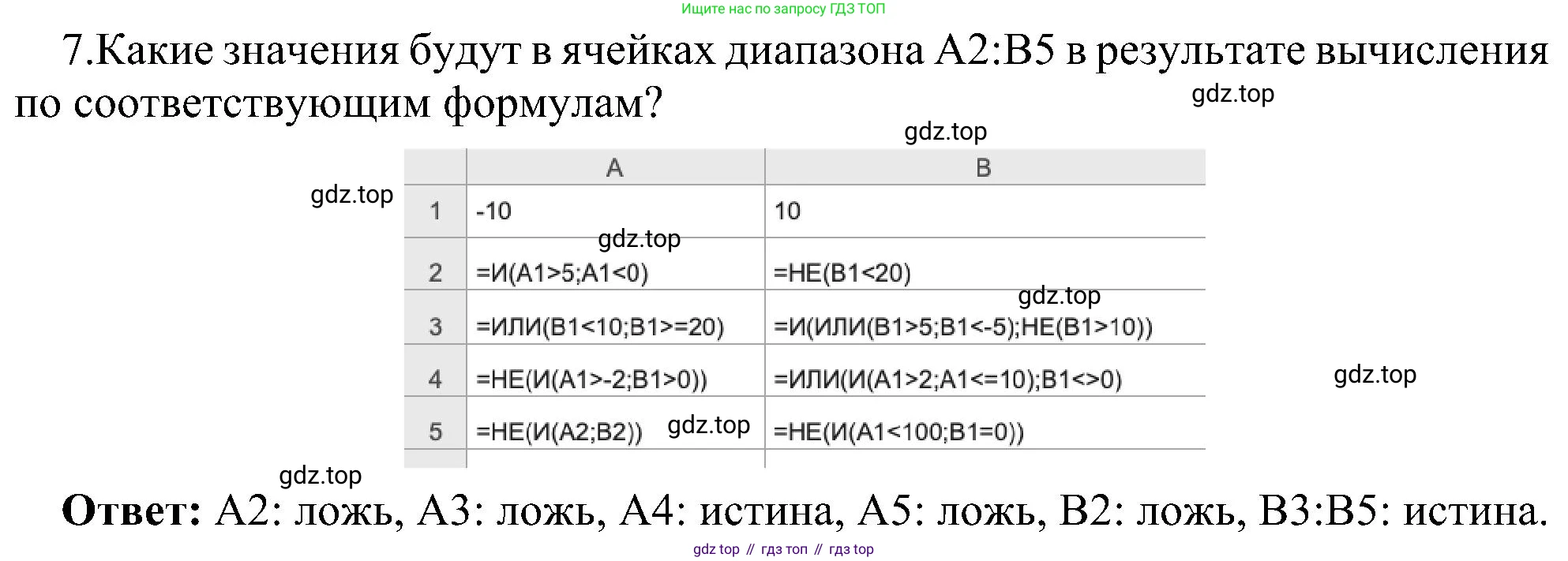 ГДЗ Информатика, 11 класс Учебник, авторы: Босова Людмила Леонидовна, Босова Анна Юрьевна, издательство Просвещение, Москва, 2020, страница 44, номер 7, Решение