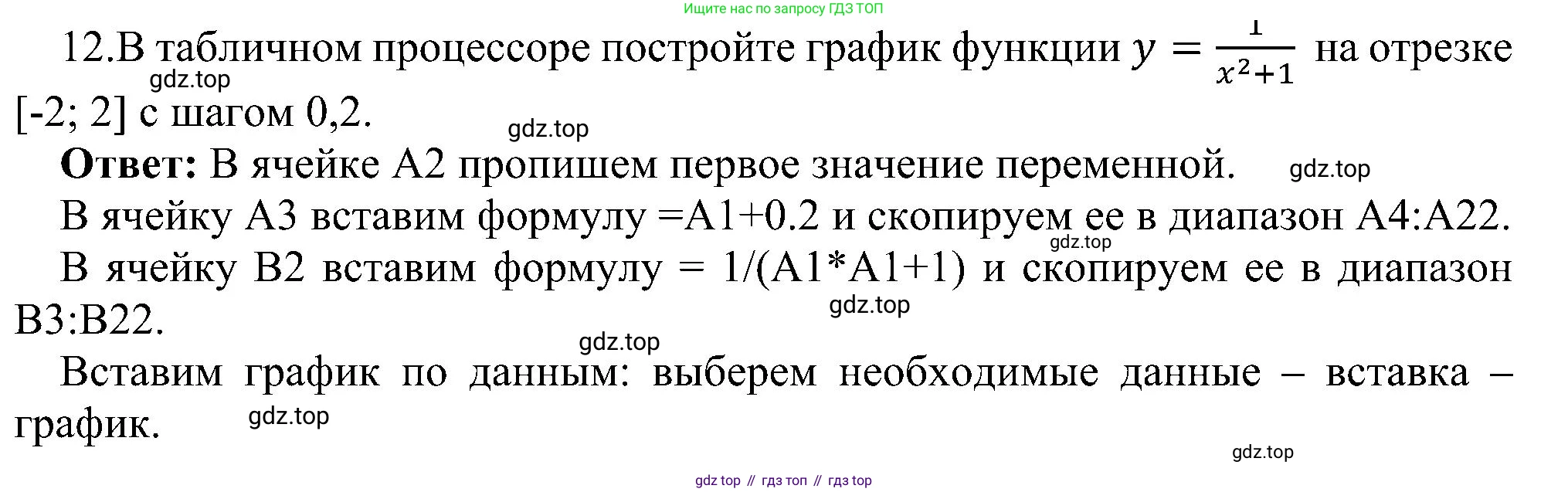 ГДЗ Информатика, 11 класс Учебник, авторы: Босова Людмила Леонидовна, Босова Анна Юрьевна, издательство Просвещение, Москва, 2020, страница 61, номер 12, Решение