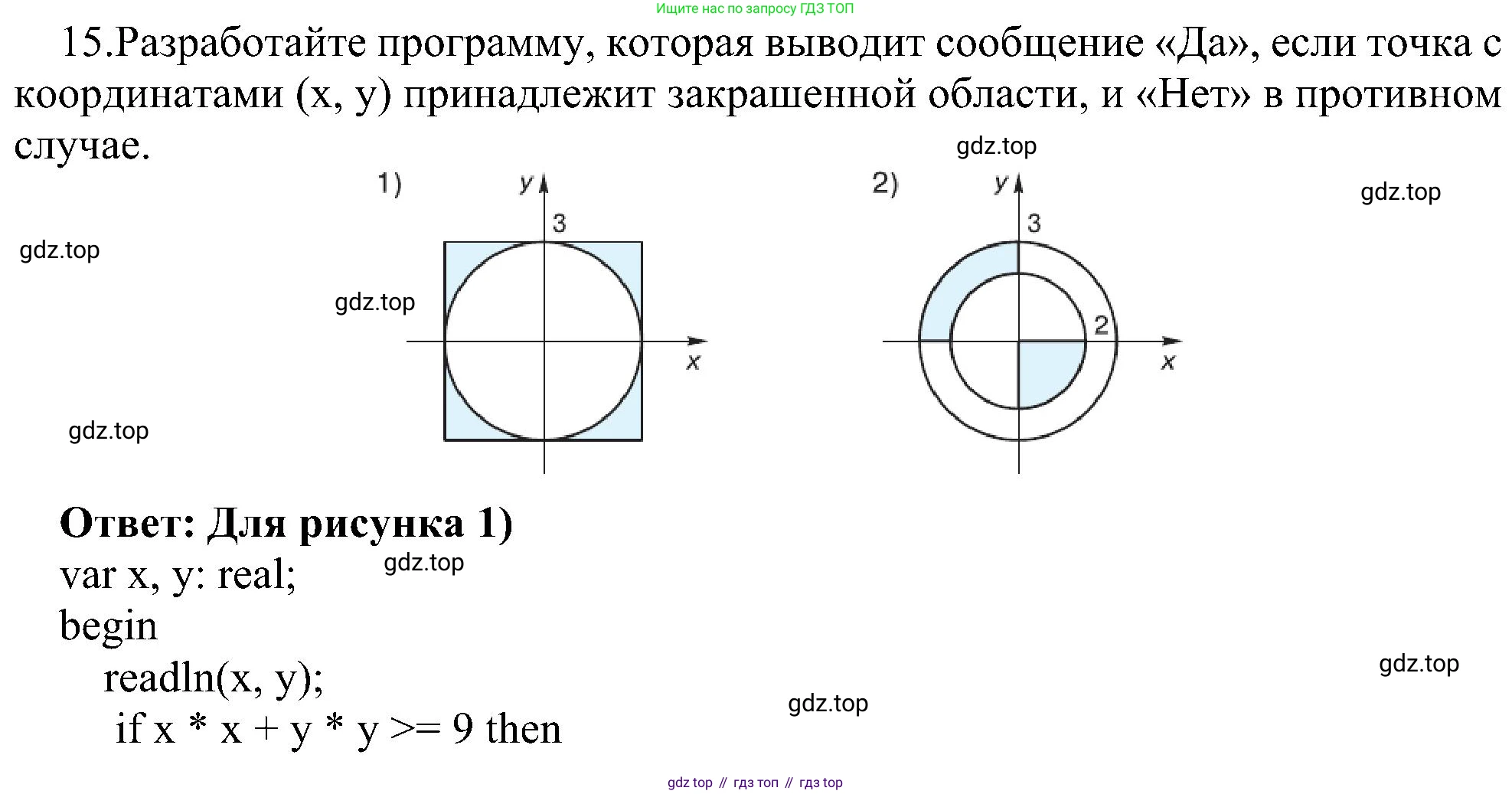 ГДЗ Информатика, 11 класс Учебник, авторы: Босова Людмила Леонидовна, Босова Анна Юрьевна, издательство Просвещение, Москва, 2020, страница 102, номер 15, Решение