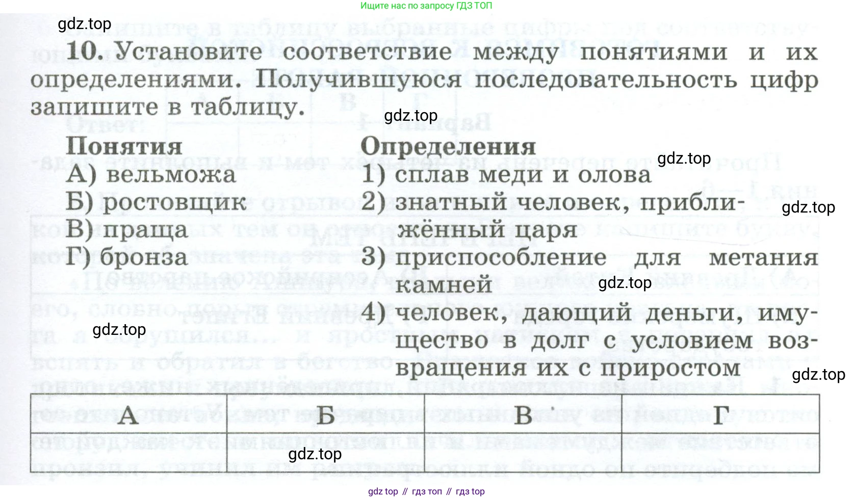 ГДЗ Всеобщая история, 5 класс рабочая тетрадь, автор: Годер Георгий Израилевич, издательство Просвещение, Москва, 2023, Часть 1, страница 87, номер 10, Условие