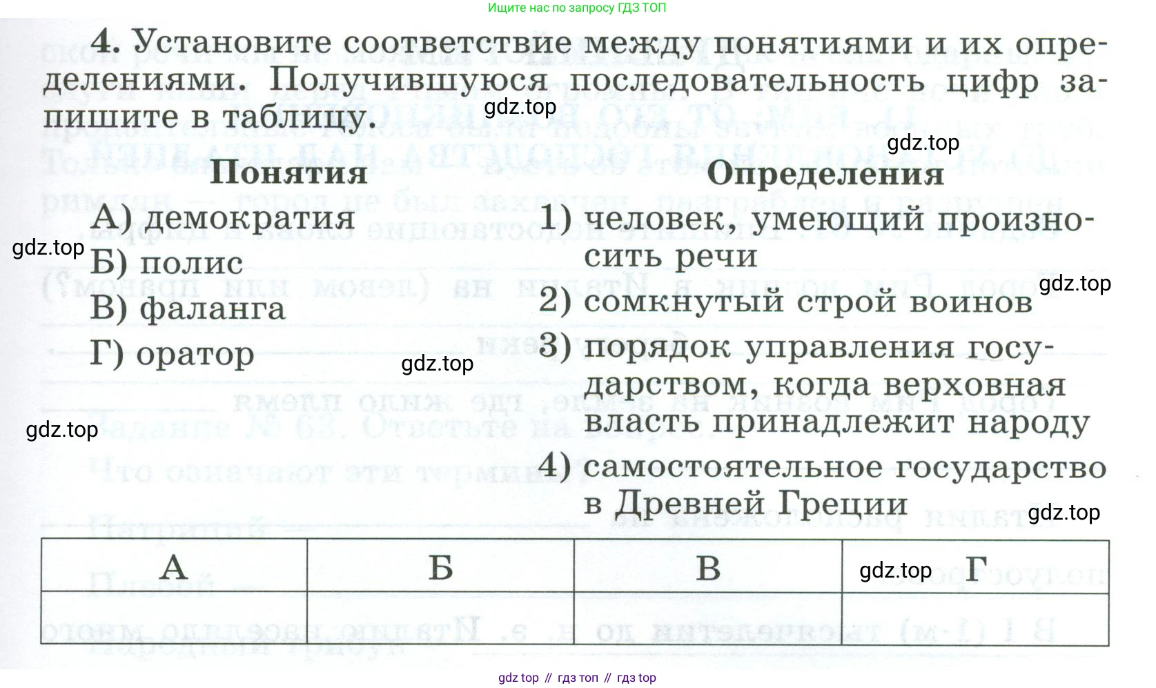 ГДЗ Всеобщая история, 5 класс рабочая тетрадь, автор: Годер Георгий Израилевич, издательство Просвещение, Москва, 2023, Часть 2, страница 57, номер 4, Условие
