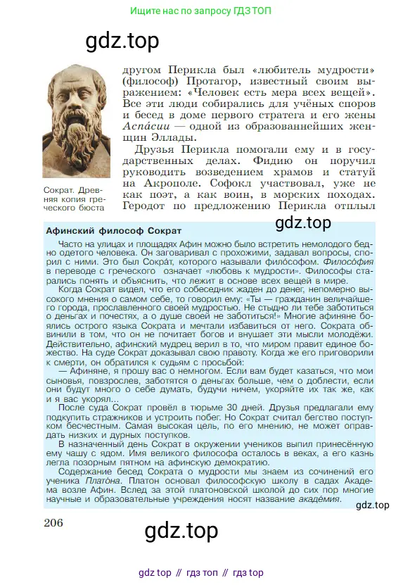 Всеобщая история, 5 класс Учебник, авторы: Вигасин Алексей Алексеевич, Годер Георгий Израилевич, Свенцицкая Ирина Сергеевна, издательство Просвещение, Москва, 2023, страница 206