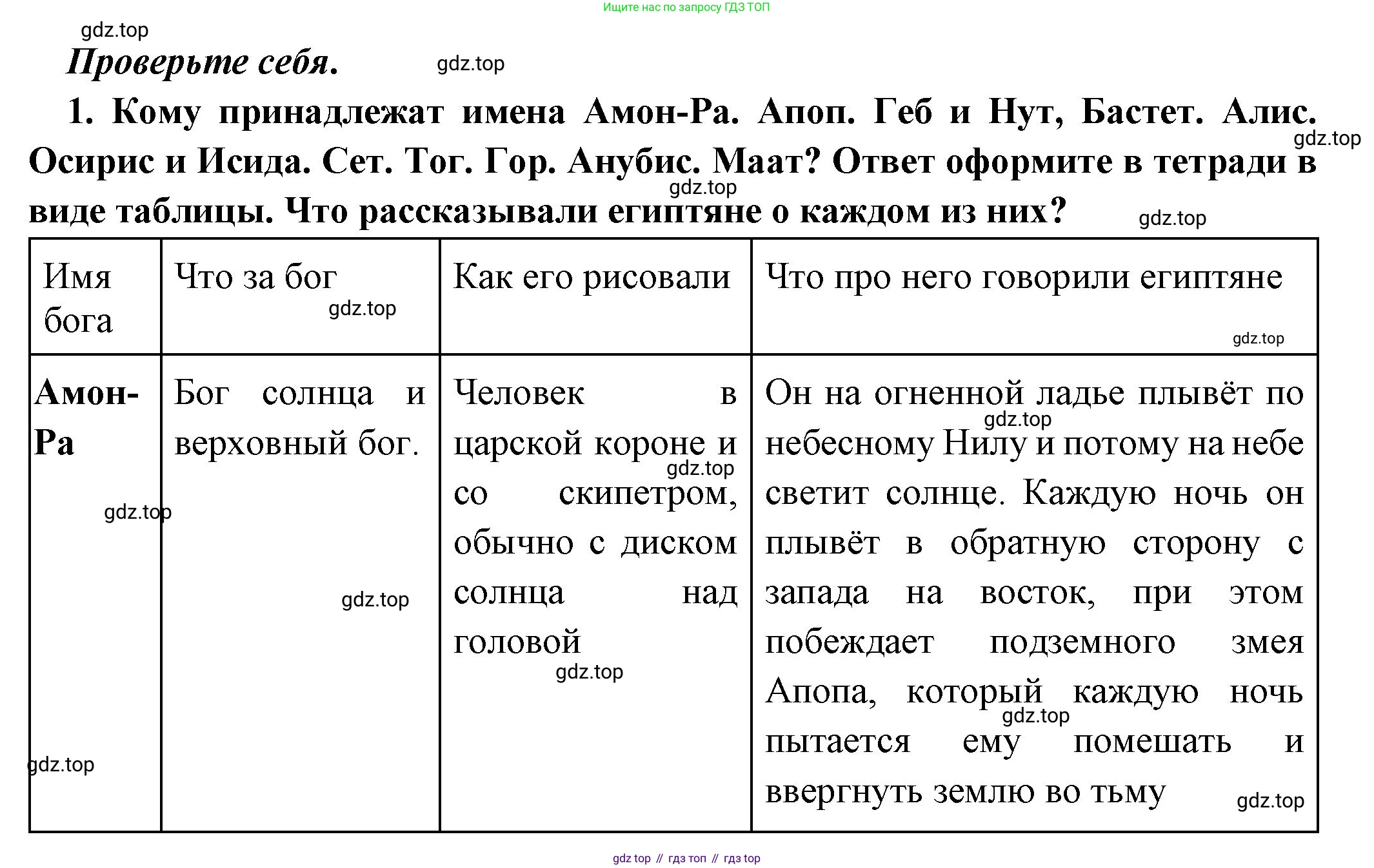 Всеобщая история, 5 класс Учебник, авторы: Вигасин Алексей Алексеевич, Годер Георгий Израилевич, Свенцицкая Ирина Сергеевна, издательство Просвещение, Москва, 2023, страница 56, номер 1, Решение (подробные ответ)