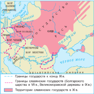 Образование славянских государств в IX-XI вв.