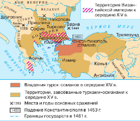 Османская империя в XIV-XV вв.