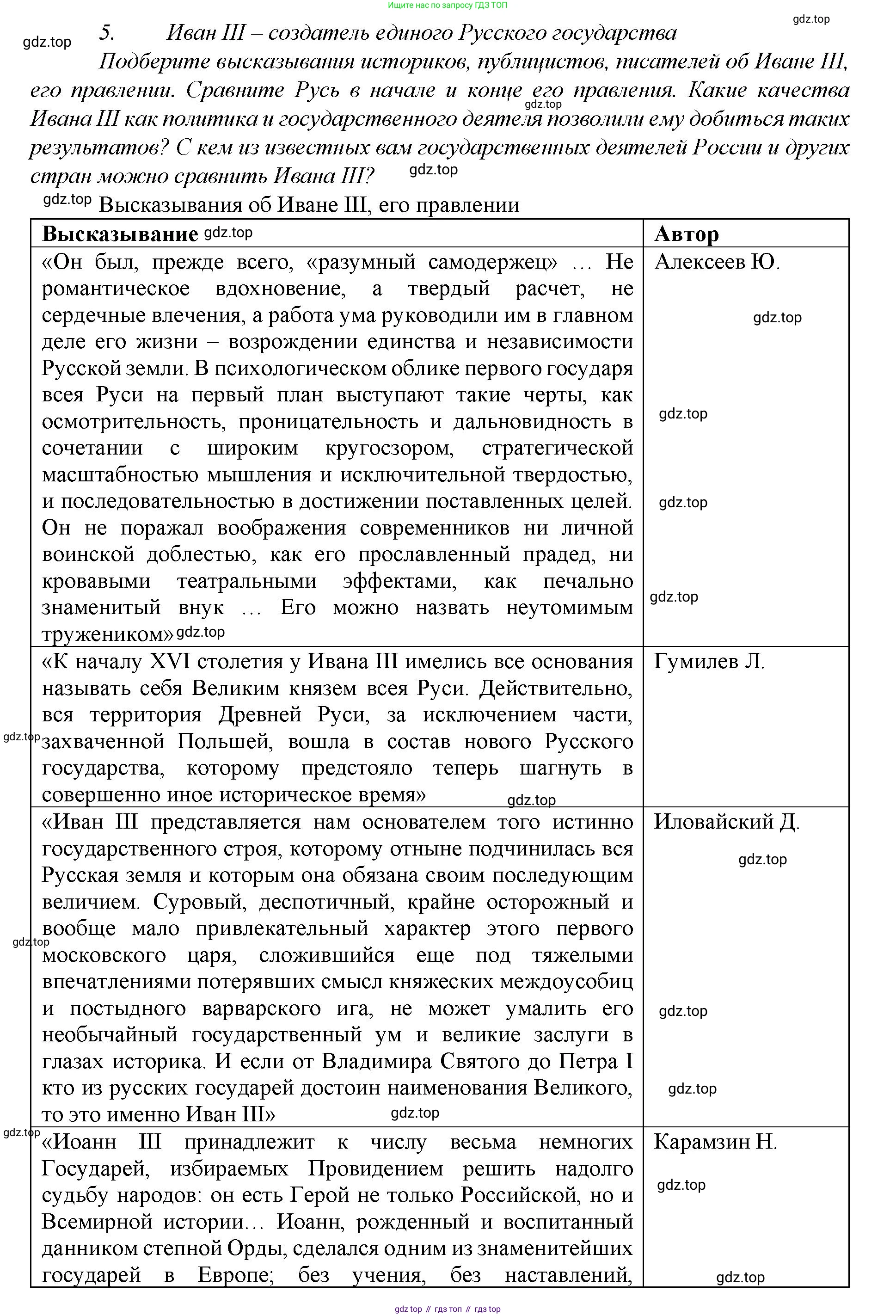 История России, 6 класс Учебник, авторы: Арсентьев Николай Михайлович, Данилов Александр Анатольевич, Стефанович Пётр Сергеевич, Токарева Александра Яковлевна, Торкунов Анатолий Васильевич, Дмитриев Андрей Петрович, издательство Просвещение, Москва, 2023, белого цвета, Часть 2, страница 121, Решение 1