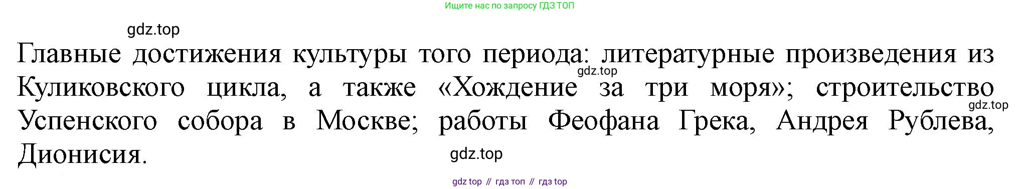История России, 6 класс Учебник, авторы: Арсентьев Николай Михайлович, Данилов Александр Анатольевич, Стефанович Пётр Сергеевич, Токарева Александра Яковлевна, Торкунов Анатолий Васильевич, Дмитриев Андрей Петрович, издательство Просвещение, Москва, 2023, белого цвета, Часть 2, страница 119, номер 4, Решение 2 (продолжение 2)