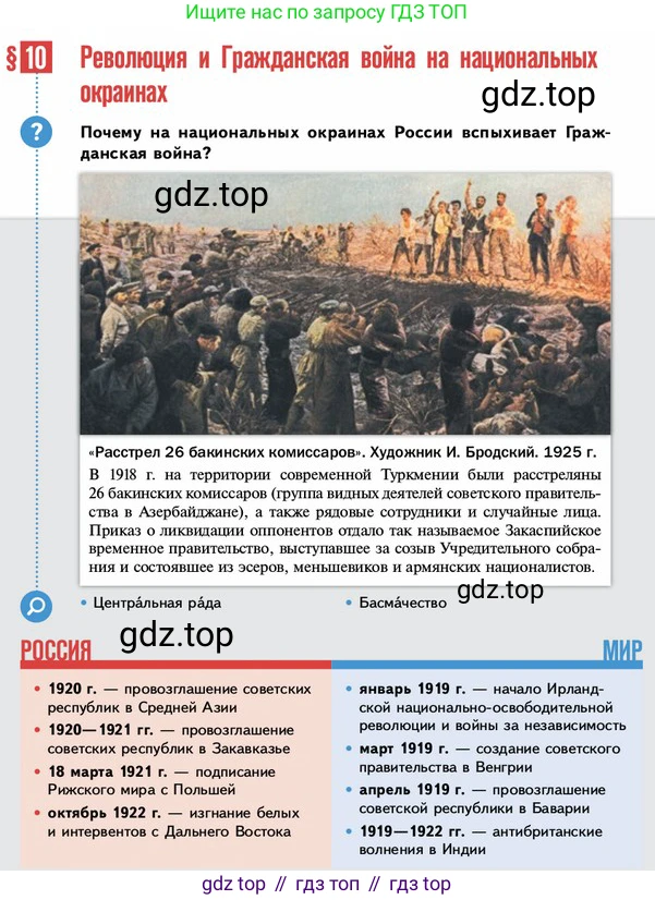 ГДЗ История России, 10 класс Учебник, авторы: Мединский Владимир Ростиславович, Торкунов Анатолий Васильевич, издательство Просвещение, Москва, 2023, страница 115, Условие