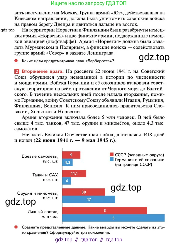 ГДЗ История России, 10 класс Учебник, авторы: Мединский Владимир Ростиславович, Торкунов Анатолий Васильевич, издательство Просвещение, Москва, 2023, страница 310, Условие
